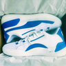 彪马（PUMA）赵继伟同款|透气网眼实战篮球鞋男女款运动鞋CLYDE194454 白-深蓝色-05 38 实拍图