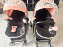 酷贝乐双胞胎婴儿推车可坐可躺可拆分轻便折叠婴儿车双向避震宝宝手推车 Nebula【3代】-珀尔里粉 晒单实拍图