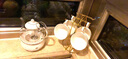 那些时光欧式茶具陶瓷英式茶壶下午 茶花茶杯茶具套装耐热泡茶壶 白玫瑰(6杯碟+壶) 含铁架+金勺-礼盒装 实拍图
