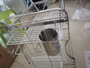 达派屋（DAPAI HOME）304不锈钢碗架沥水架家用厨房置物架多功能台面放洗筷碗碟收纳架 第3代-2层短款【配刀架+砧板架】 实拍图