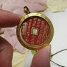 【龙虎山发货】山鬼花钱吊坠道家真品古钱币项链朱砂八卦铜钱饰品 祝福款 天干地支山鬼花钱3.5cm 实拍图