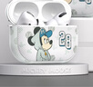 ESCASE airpods pro保护套迪士尼米奇苹果耳机壳蓝牙盒卡通无线硅胶皮纹软潮男个性创意2022年款灰色 实拍图