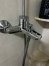 箭牌全铜混水阀淋浴龙头卫生间冷热水龙头浴室简易花洒套装浴缸龙头 枪灰丨升降丨简易花洒套装 实拍图