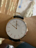 丹尼尔惠灵顿（DanielWellington）DW手表男 简约石英男士手表时尚欧美腕表 圣诞礼物送男友 情侣对表男40/女36-DW007/DW036 实拍图