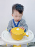 COOKSS婴儿辅食碗新生儿喂水喂奶宝宝专用吃米粉米糊碗勺套装餐具米白橙 实拍图