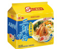 华丰三鲜伊面老式方便面五连包整箱袋装干吃休闲食品泡面零食速食面 芙蓉鲜虾【86g*5包】 实拍图