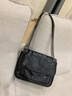 CALWAN KEODH轻奢包包女包邮差包2025新款斜挎包单肩送生日情人节礼物女朋友 黑色-时尚小众品牌通勤百搭 实拍图