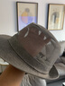 万宏达遮阳帽中老年帽子男夏天草帽礼帽凉帽休闲户外网眼帽老人爸爸 气质雾霾灰（90%顾客选择） M(56-58cm)可调节 实拍图
