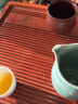 神雕（SHEN DIAO）整块实木茶盘花梨木茶盘单层排水小号茶台家用茶盘原木茶盘茶托盘 刚果花梨木-云逸70x35 实拍图