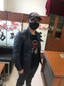 比菲力（BEVERRY）头层真皮皮衣男海宁绵羊皮外套修身韩版男士机车皮夹克夹克外套 宝蓝色夹棉款 L 实拍图