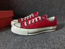 匡威（Converse）官方 1970S男女低帮休闲运动鞋帆布鞋红色164949C 164949C/搪瓷红 41 实拍图