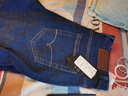 傲励锦【148两条】加绒牛仔裤男弹力中青年宽松直筒裤加厚商务休闲长裤 807蓝色加绒+009蓝色加绒 34码( 二尺七) 实拍图