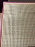 相思桐  凉席纯草席加厚白麻筋宁波草席单身宿舍老式1.2米0.9米1.5米 特密加厚红边款 1米宽*1.95米长 实拍图