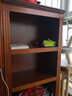 好家窝 美式实木书架书柜组合欧式简约落地靠墙收纳书橱置物储物柜多层 四层蜜糖色(60cm宽) 实拍图