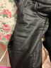 雪沐蓉 亚光皮裤女高腰外穿打底裤女修身显瘦小脚裤磨砂加绒加厚皮裤紧身弹力女裤 厚绒款 S 实拍图