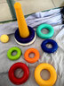 BIG TOOTH 宝宝叠叠乐彩虹塔套圈玩具叠叠圈叠叠高婴儿益智玩具6-12个月 2101-音乐七彩虹新品 实拍图