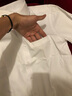 【138两件】【品质好货】帝创者男装衬衫男2022春季新款男士职业商务休闲正装纯色抗皱衬衣长袖衬衫男 608 白色 M 实拍图