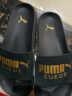 彪马 PUMA 男女同款 基础系列 Leadcat 2.0 Suede Classic 拖凉鞋 384872 01 黑色-金色 43 UK9 晒单实拍图