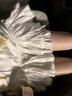 诗凡黎（'SEIFINI）【芭蕾风蓬蓬裙】诗凡黎蕾丝拼接半身裙2024春新款木耳边蛋糕裙女 本白色 M 实拍图