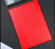 信发 TRNFA TN-B1-03（红色） 商务签约本/经理文件夹/朗诵夹 A4皮革八角插入演讲夹/资料档案整理夹 实拍图