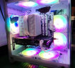 ID-COOLING（酷凛）7热管双塔式电脑CPU风冷散热器 12CM风扇  适用LGA1200/1700/AM4/5 SE-207-XT SLIM SNOW 实拍图