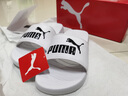 彪马（PUMA）户外沙滩运动拖鞋外出男女款夏季家居休闲凉鞋372279 白-黑色 02 39 实拍图