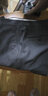SIDISEN西裤男修身灰色西服裤商务休闲直筒正装男士上班秋冬季潮流西装裤 黑色（秋冬款-平纹） 33 码（适合145-155斤） 实拍图