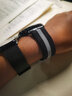 watchbond适用华为手表gt6/gt5女款41mm表带gt5pro/gt4米兰磁吸18mm金属不锈钢腕带智能运动watch5女士表带 【米兰尼斯】黑白黑 【46/48表盘】22MM接口通用 实拍图