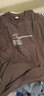 简男【纯棉2件装】长袖t恤男士纯棉圆领秋衣男装外穿春秋季打底衫衣服 KY卡其+小山铁灰 3XL 建议170-190斤 实拍图