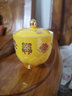 布达拉宫（POTALA  PALACE） 莲生五蕴杯办公家用杯茶杯水杯陶瓷杯套装茶具送父母礼物纪念品 莲生五蕴杯（单只黄） 实拍图