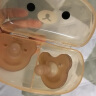 世喜婴儿安抚奶嘴0-3-6-18个月防胀圆头新生儿1岁以上气带收纳盒 实拍图