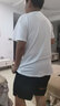 罗蒙（ROMON）两件装男士纯棉短袖t恤夏季圆领透气体恤衫男T纯色打底衫男装上衣 【白色+浅灰】 L /175(推荐体重120-135斤） 实拍图
