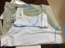 花花公子背心男舒适纯棉男士背心纯色休闲运动百搭打底全棉背心 花灰 2XL (180/105) 实拍图