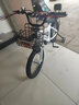 贝琦童（BEIQITONG）儿童自行车单车2-3-4-6-9-10岁男孩童车中大童女孩小孩宝宝脚踏车 顶配白【高强圈】暴君轮靠背后座 18寸适合身高(115-135)CM 实拍图