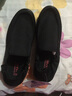 回力男鞋帆布鞋男士老北京布鞋一脚蹬透气夏季懒人鞋黑色工作休闲鞋子 黑色 40 实拍图