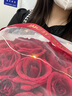 浪漫季节鲜花速递同城配送红玫瑰花束表白女友生日礼物结婚纪念日全国花店 33朵红玫瑰+相思梅-粉紫外包装 今日达-【可预约送花时间】 实拍图