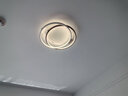 雷士（NVC） led吸顶灯书房主卧次卧室灯温馨浪漫灯具铁艺灯具北欧后现代灯饰 52W 15㎡内适用 1476lm 圆灯智控 实拍图