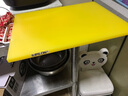 IUPILON家用 砧板菜板切菜板 水果板宝宝辅食板厨房长方形PE塑料板 白色 43*33*2CM 实拍图