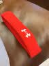 安德玛（Under Armour）发带运动头带吸导汗带发箍运动篮球跑步健身男女止汗带擦汗束发带 红色 实拍图