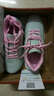 轩途诗女鞋新款女士运动鞋女秋冬透气网面跑鞋韩版软底健步鞋女休闲鞋女 918灰粉皮面 36 实拍图