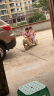 哈喽贝比儿童电动车摩托车遥控可坐两人1-8岁男女小孩宝宝充电玩具童车 清新绿+双驱 实拍图