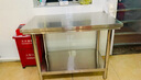 微洛尔 不锈钢工作台双层 定制厨房操作台置物架商用打荷台桌子切菜桌 加厚二层长180宽80高80 实拍图