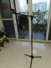 嘉华彩 麦克风话筒支架专业舞台落地压杆伸缩三脚架开会演讲麦架落地式舞台KTV无线电容麦立式支架 实拍图