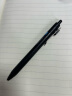三菱（uni）UMN-S-05小浓芯按动中性笔 浓墨黑科技系列0.5mm办公学生考试用签字笔 黑杆黑色 1支装 实拍图