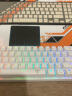 ET I61机械键盘有线/无线蓝牙双模办公游戏61键迷你便携充电小键盘平板笔记本MAC电脑键盘RGB背光白色红轴 实拍图