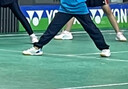YONEX尤尼克斯羽毛球儿童鞋青少年学生比赛训练透气SHB101J 白蓝 34 实拍图