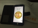 多兰德苹果8 4.7英寸真皮手机壳iPhone8全包翻盖保护套钱包插卡皮套配防丢挂绳女款 苹果 8Plus  黑色 实拍图