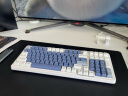 腹灵CMK99蓝牙/2.4G/无线三模客制化机械键盘游戏办公热插拔RGB灯光TTC快银虎轴 三模FSA球帽版-全键可换轴-冰川蓝 TTC-快银轴V2 实拍图