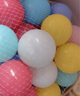 BG-BABYGO海洋球池室内围栏波波球弹力婴儿童玩具彩色球加厚安全无味 【色彩启蒙】五彩冰淇淋-50个装/5.5cm 实拍图