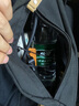 回力胸包男士斜挎包男款手机腰包女运动休闲小挎包男生单肩包夏季新款 黑色【带4个随机徽章】 实拍图